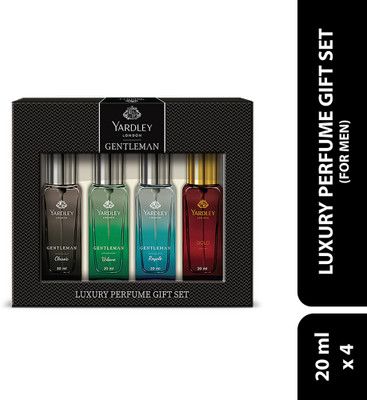 Yardley London Gentleman Luxury Perfume Gift Set (Classic, Urbane, Royal & Gold) Combo Set(Set of 4)