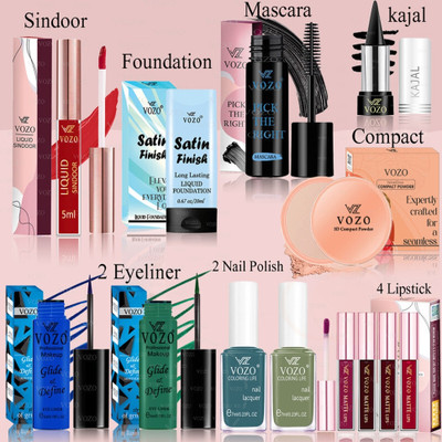 VOZO Makeup Combo Full Cosmetic Kit with High-Quality, Skin-Friendly -335(13 Items in the set)