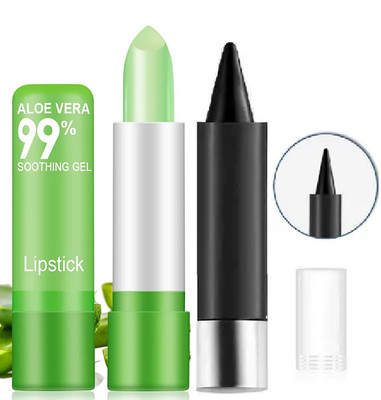 Yuency Lip Blam Color Changing Lipstick And Kajal(2 Items in the set)