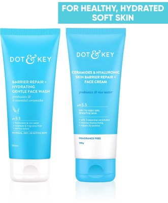 Dot & Key Barrier Repair Combo Daily Skin Care Routine for Dry, Flaky & Sensitive Skin(2 Items in the set)