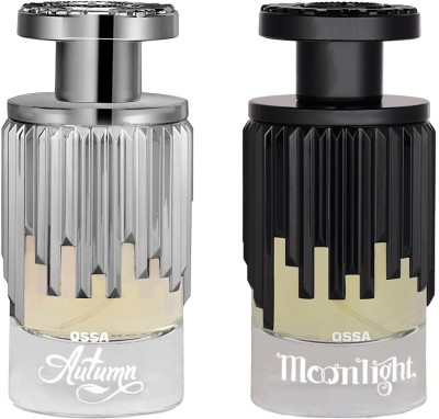 OSSA Autumn And Moonlight Long Lasting Perfumes With Fresh And Woody Notes(Pack of 2) Eau de Parfum  -  200 ml(For Men & Women)