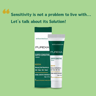 PUREXA Sensitive tooth paste for daily sensitivity protection Toothpaste(100 g)