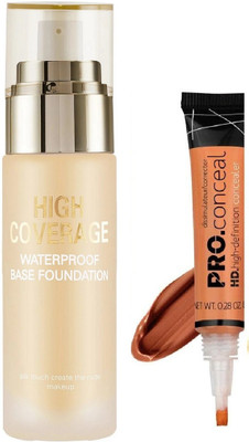Neycare stay matte water proof new look foundation with concealer pack of 2(2 Items in the set)