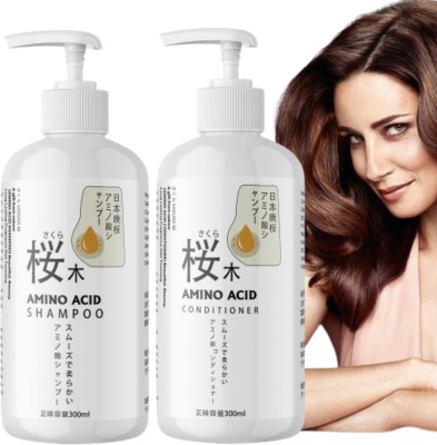 Mabilia SAKURA JAPANESE SHAMPOO & CONDITIONER,_Strong And Thick Hair Care Kit(1 Items in the set)