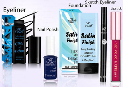 VOZO Makeup Combo Professional Cosmetic Kit with Ultra-Pigmented Set-151(5 Items in the set)