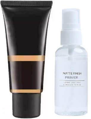 Latixmat Professional Face Makeup Pore Minimizing Primer & Long Lasting, Oil Control Founadtion(2 Items in the set)