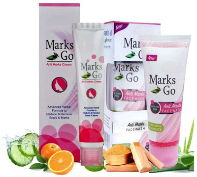 Marks Go Hapdco Anti Marks And Pimples Fairness cream and facewash(2 Items in the set)