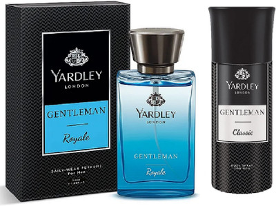 Yardley London 1 GENTLEMAN ROYALE PERFUME 50ML , 1 CLASSIC DEODORANT 150ML , PACK OF 2(2 Items in the set)