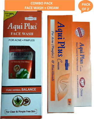 HAPDCO AQUI PLUS COMBO PACK (FACE WASH + CREAM)(2 Items in the set)