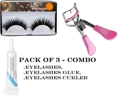 SHENY COLORS EYELASH , CURLER , EYELASH GLUE COMBO KIT (3 Items in the set)(3 Items in the set)