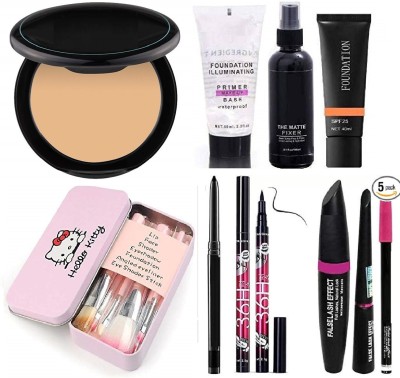 BOLINAO Makeup Fixer Primer Foundation With other Premium Quality Beauty Products for Girls Makeup & Professional use(8 Items in the set)