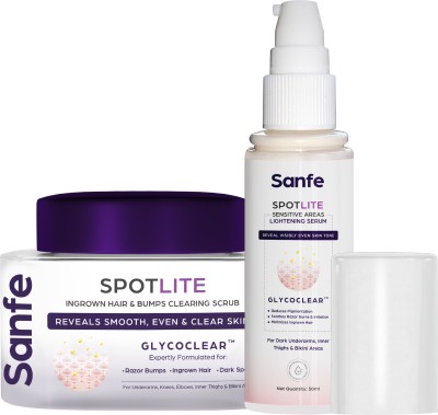 Sanfe Spotlite Lightening & Depigmentation Combo For Dark Underarm(2 Items in the set)