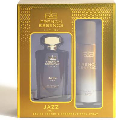FRENCH ESSENCE Luxury Premium Jazz Gift Pack With Long Lasting Deodorant 150Ml & Perfume 60Ml(2 Items in the set) deal from flipkart