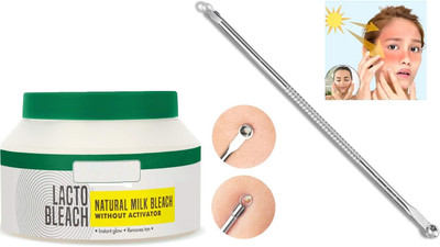 REIMICHI TAN REMOVAL BLEACH WITH BLACKHEAD AND WHITEHEAD NEEDLE FOR FACE(2 Items in the set)