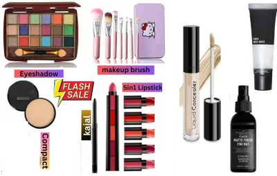 Zailie face makeup combo for women/girls Set Of 8(8 Items in the set)