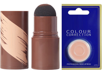 KAIASHA COMBO FOR ALL TYPE SKIN MAKEUP 1 EYEBROW STICK 1 BASE PALLET(2 Items in the set)