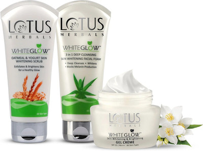 LOTUS HERBALS WhiteGlow Glow Restore Pack(3 Items in the set)