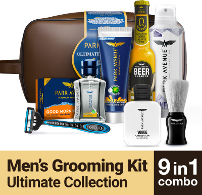 PARK AVENUE Ultimate Grooming Kit for Men(9 Items in the set)