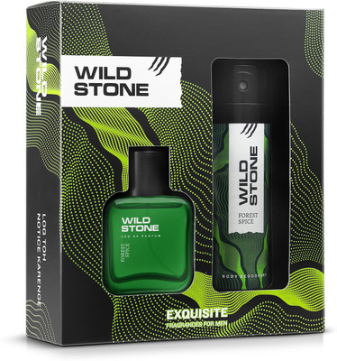 Wild Stone Forest Spice Fragrance Gift Set for Men with Deodorant 150ml & Perfume 50ml(2 Items in the set)