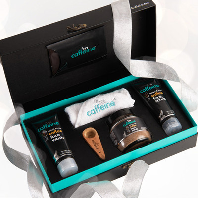 mCaffeine Moment Gift Set | For Women & Men - Skin Care Products | Ideal Gift(5 Items in the set)