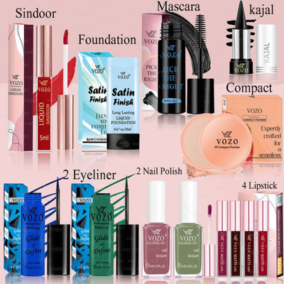 VOZO Makeup Combo Full Cosmetic Kit with High-Quality, Skin-Friendly -179(13 Items in the set)