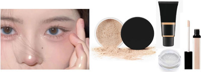 BLUEMERMAID PRETTY FACE COMBO OF MAKEUP KIT FOR PERFECT LOOK(4 Items in the set)