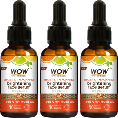WOW SKIN SCIENCE Vitamin C & Niacinamide Face Serum(3 Items in the set)
