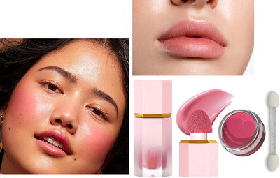 Sheny Long Lasting Lip Tint Waterproof Matte And Liquid Blush Cheeks & Lips|Smudge Proof(1 Items in the set)