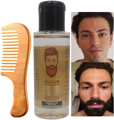 MYEONG Best Beard Growth Oil for Men(2 Items in the set)