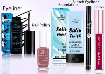 VOZO Makeup Combo Professional Cosmetic Kit with Ultra-Pigmented Set-79(5 Items in the set)