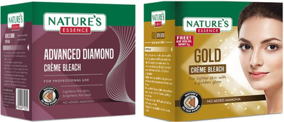 Nature's Nature’s Diamond Cream Bleach (43g)Nature’s Gold Cream Bleach (21g)(2 Items in the set)