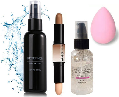 Yuency COMBO OF PRIMER, FIXER, CONCEALER AND PUFF(1 Items in the set)
