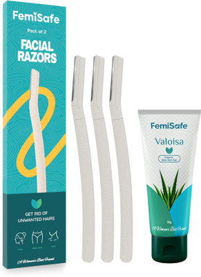 Femisafe Adonia Face Razor + Valoisa Aloe Gel(2 Items in the set)