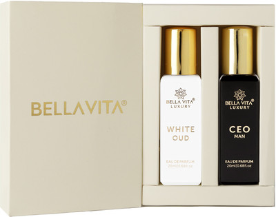 Bella Vita Organic CEO MAN Perfume & WHITE OUD Perfume Combo| Citrus & Woody Notes |Long Lasting| (2 Items In The Set) For Rs. 199 @ 73% off