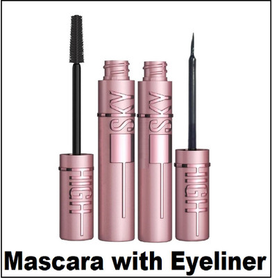 nn water proof new mascara with eyelienr long lasting new look pack of 2(2 Items in the set)