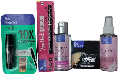 BLUE HEAVEN Combo Kit for Face and Eye Make up(5 Items in the set)