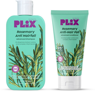 The Plant Fix Plix Anti Hairfall Regime| Advanced Shampoo-Conditioner(2 Items in the set)