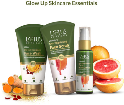 Lotus Botanicals GLOW UP SKINCARE ESSENTIALS(3 Items in the set)