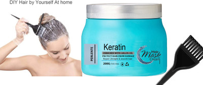 PERLENTE Hair Spa Cream For Smooth with DYE BRUSH(2 Items in the set)