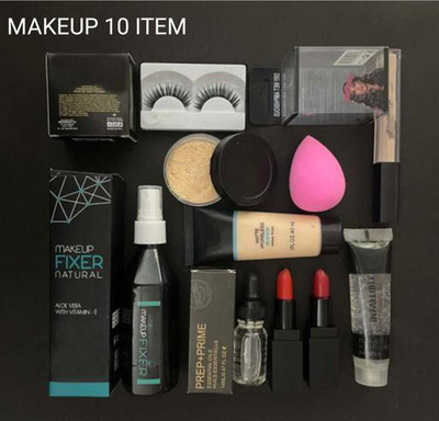 toroka Face Makeup Combo For Bridal Look(10 Items in the set)