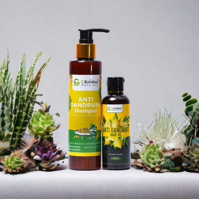 G KRISHNA NATURALS Anti Dandruff Kit(2 Items in the set)