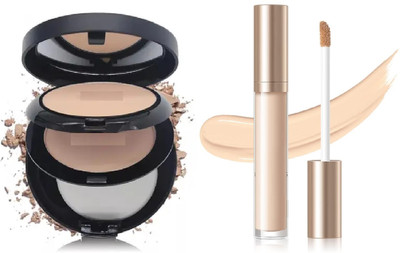 GABBU , 2-in-1 Compact Powder Long-lasting Peerless Soft Skin Concealor(2 Items in the set)