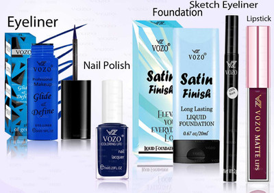 VOZO Makeup Combo Professional Cosmetic Kit with Ultra-Pigmented Set-148(5 Items in the set)