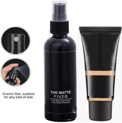 Latixmat Full Coverage Foundation Long Lasting Makeup Fixer Spray(2 Items in the set)