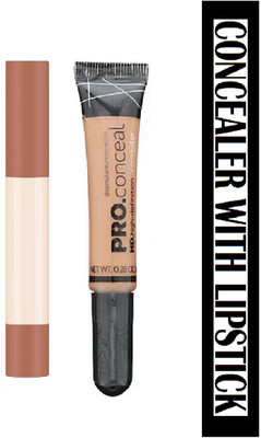 Neycare NEW LOOK CONCEALER WITH BROWN LIPSTICK BEST PACK OF 2(2 Items in the set)