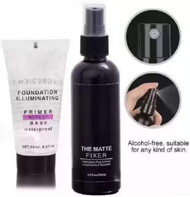 GFSU - GO FOR SOMETHING UNIQUE PRIMER WITH MAKEUP FIXER PRIMER WATERPROOF(2 Items in the set)