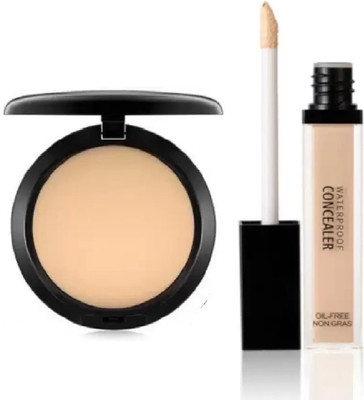 Yuency best spotless liquid concealer with matte finish compact makeup(2 Items in the set)
