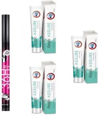 Ressure 36h Eyeliner With Dent Assure 3 Neem Paste(4 Items in the set)