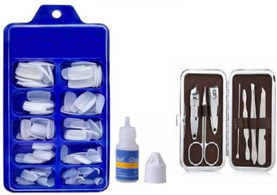 Lenon Beauty Best Quality Artificial Empress Curve 100 Tips Fake Nails(2 Items in the set)