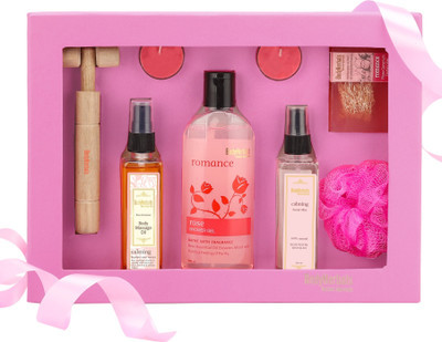 BodyHerbals Rose Essential Gift Set For Luxurious Bath and Body Spa Experience(7 Items in the set)